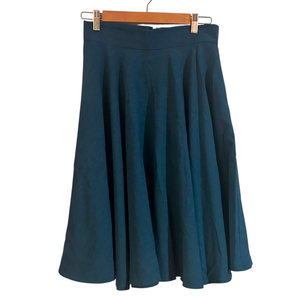 Teal Dollz & Dames Vintage Style Circle Skirt Size Medium